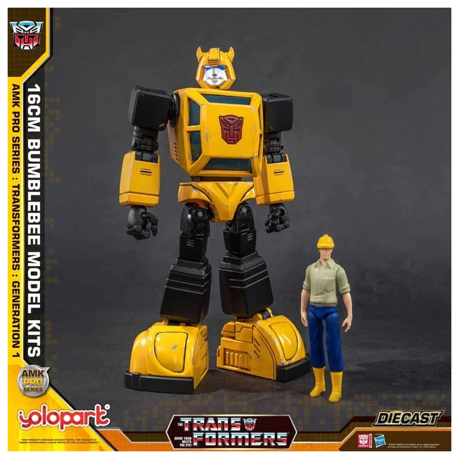 Transformers: Generation One AMK PRO Series plastiková modelová stavebnice Bumblebee 16 cm fotografii produktu