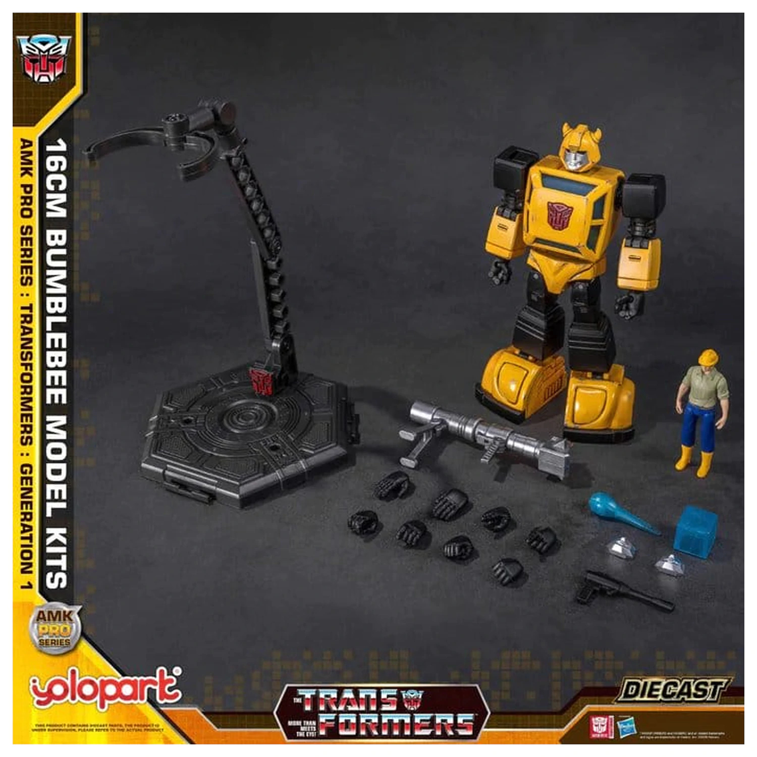 Transformers: Generation One AMK PRO Series plastiková modelová stavebnice Bumblebee 16 cm fotografii produktu