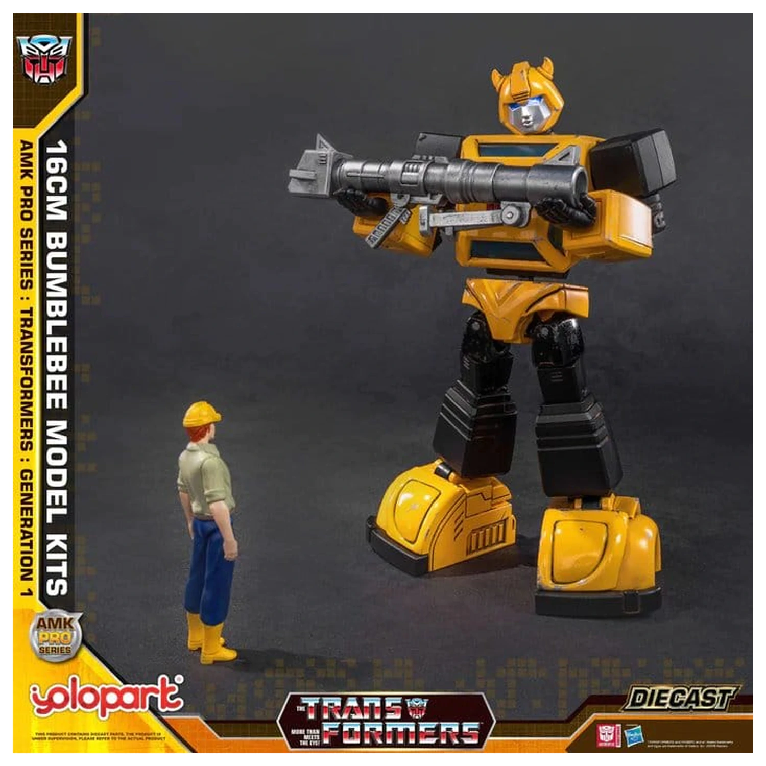 Transformers: Generation One AMK PRO Series plastiková modelová stavebnice Bumblebee 16 cm fotografii produktu