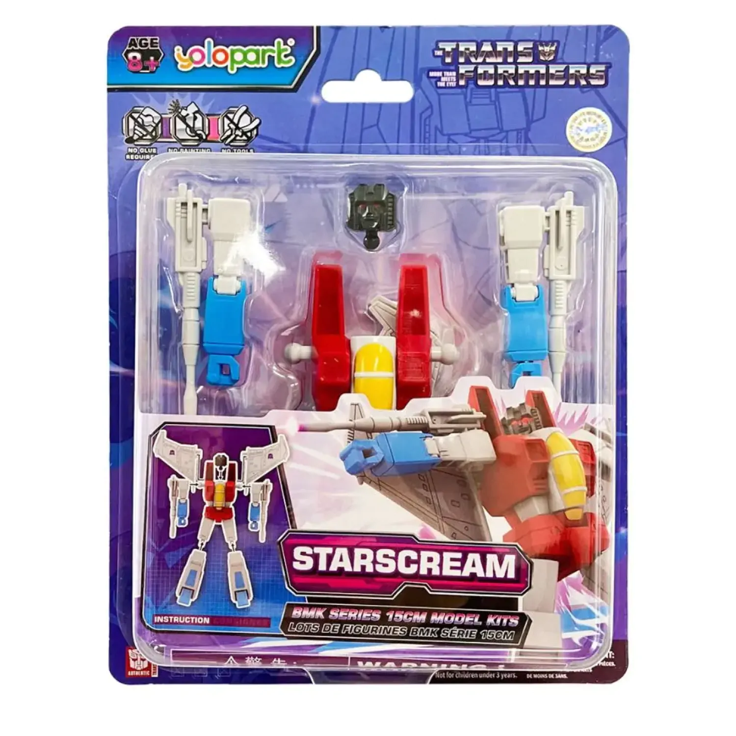 Transformers Generation One BMK Series Model Kit Starscream 16 cm fotografii produktu