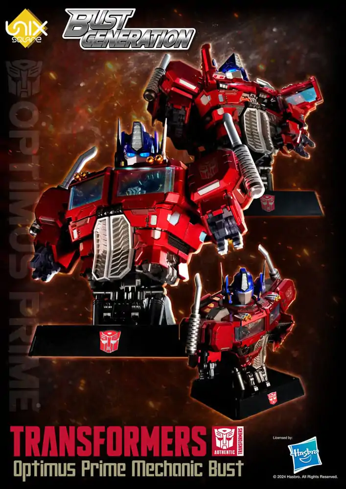 Transformers Busta Generace Akční Figurka Optimus Prime Mechanická Busta 16 cm fotografii produktu