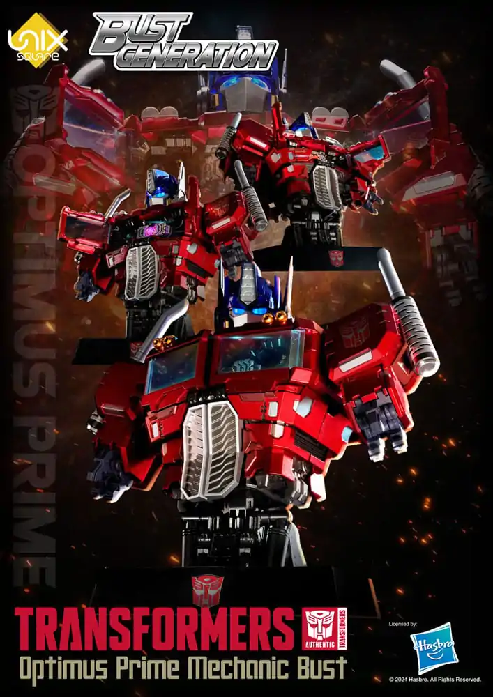 Transformers Busta Generace Akční Figurka Optimus Prime Mechanická Busta 16 cm fotografii produktu