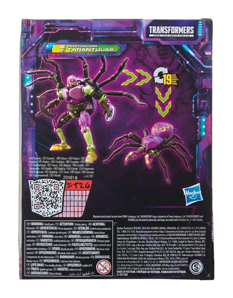 Transformers Generations Legacy Deluxe Class akční figurka 2022 Predacon Tarantulas 14 cm fotografii produktu
