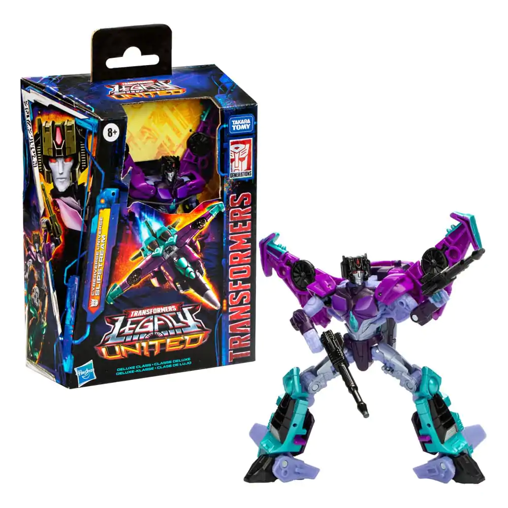 Transformers Generations Legacy United Deluxe Class akční figurka Cyberverse Universe Slipstream 14 cm fotografii produktu