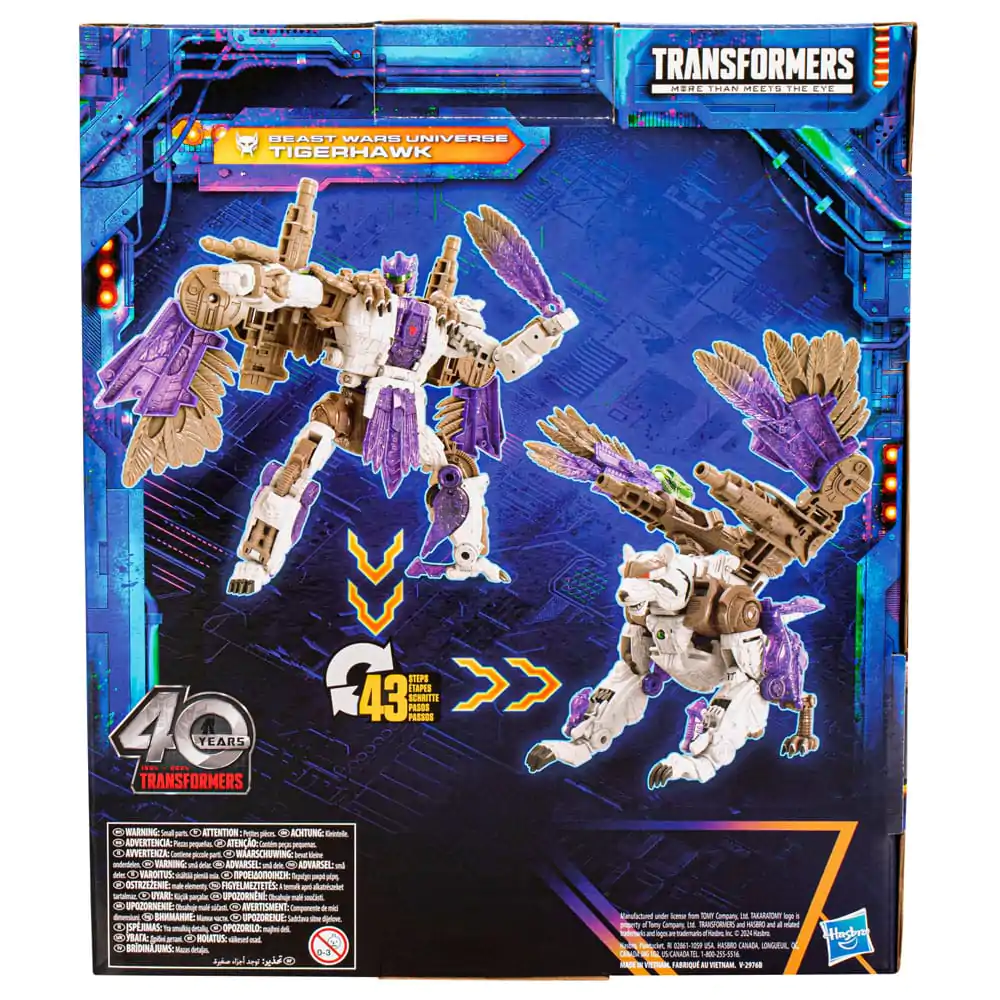 Transformers Generations Legacy United Leader Class akční figurka Beast Wars Universe Tigerhawk 19 cm fotografii produktu