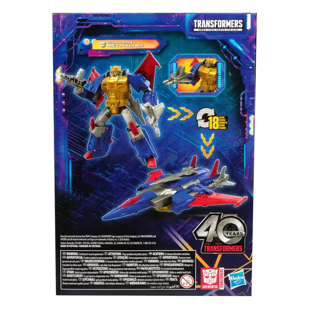 Transformers Generations Legacy United Voyager Class akční figurka G1 Universe Metalhawk 18 cm fotografii produktu