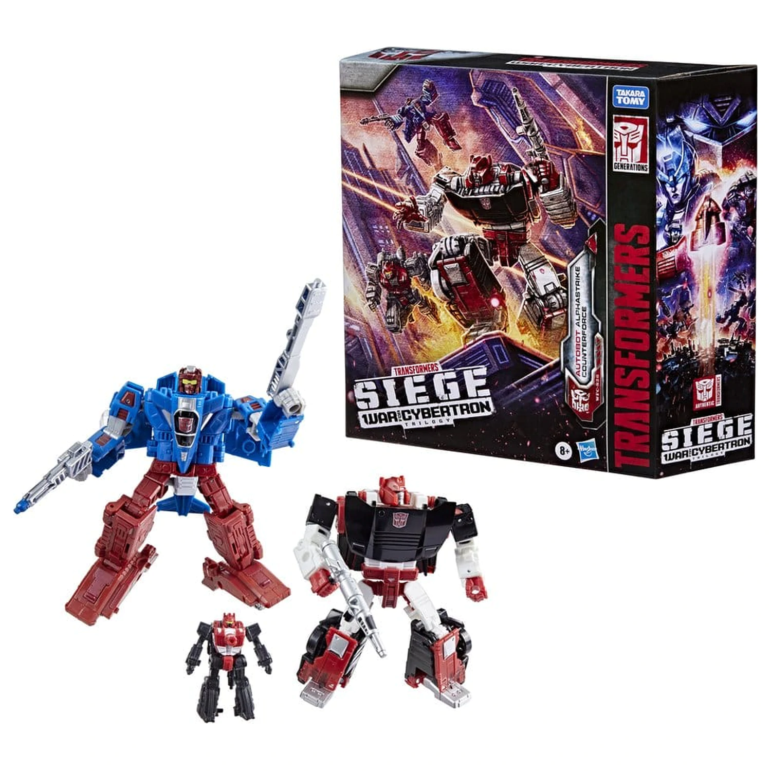Transformers Generations War for Cybertron: Siege Sběratelské figurky 3-pack Autobot Alphastrike Counterforce fotografii produktu