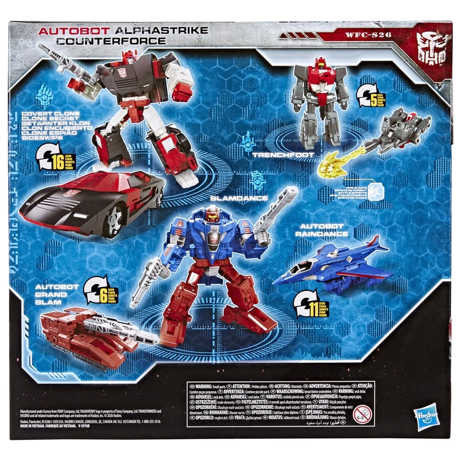 Transformers Generations War for Cybertron: Siege Sběratelské figurky 3-pack Autobot Alphastrike Counterforce fotografii produktu