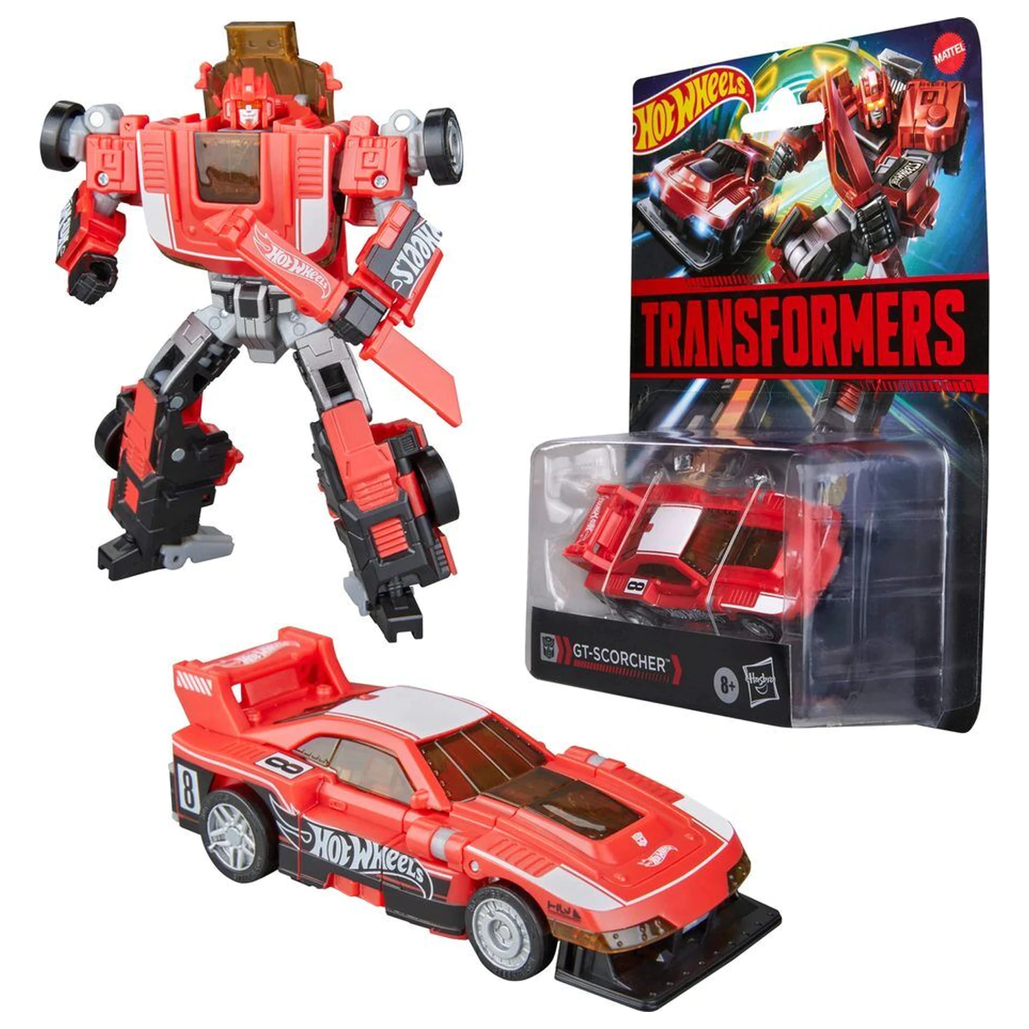 Transformers Hot Wheels Gt Scorcher figurka 12,5cm fotografii produktu