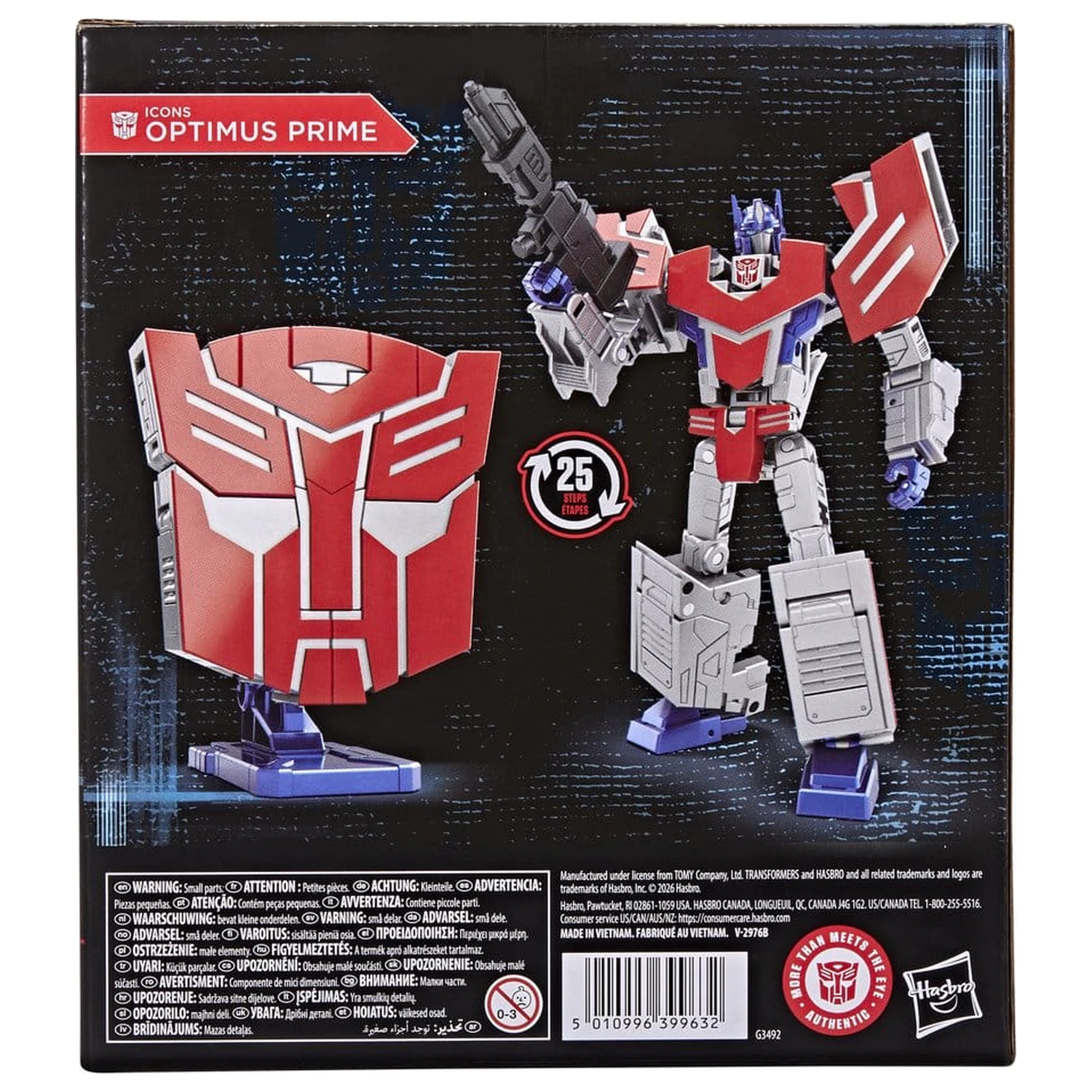 Transformers Icons Voyager Class akční figurka Optimus Prime 17 cm fotografii produktu