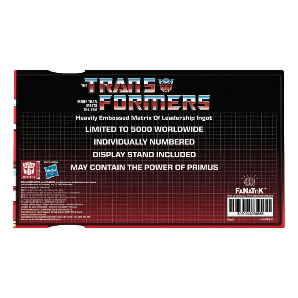 Transformers Replika Matrix of Leadership Kovová Limitovaná Edice 14 cm fotografii produktu