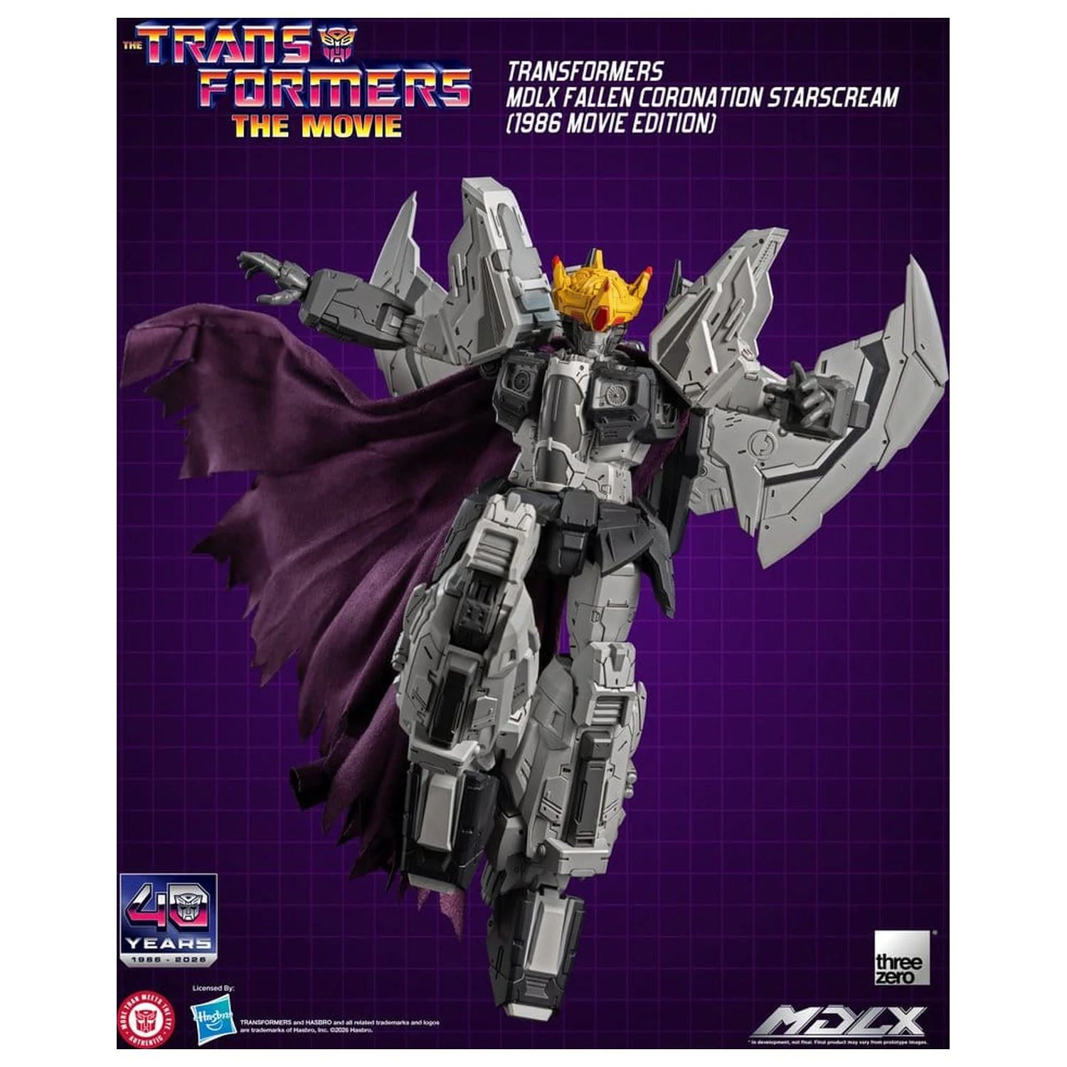 Transformers MDLX Akční figurka Fallen Coronation Starscream (1986 Movie Edition) 20 cm fotografii produktu