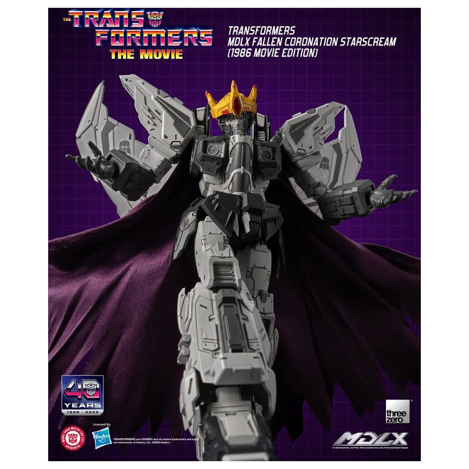 Transformers MDLX Akční figurka Fallen Coronation Starscream (1986 Movie Edition) 20 cm fotografii produktu