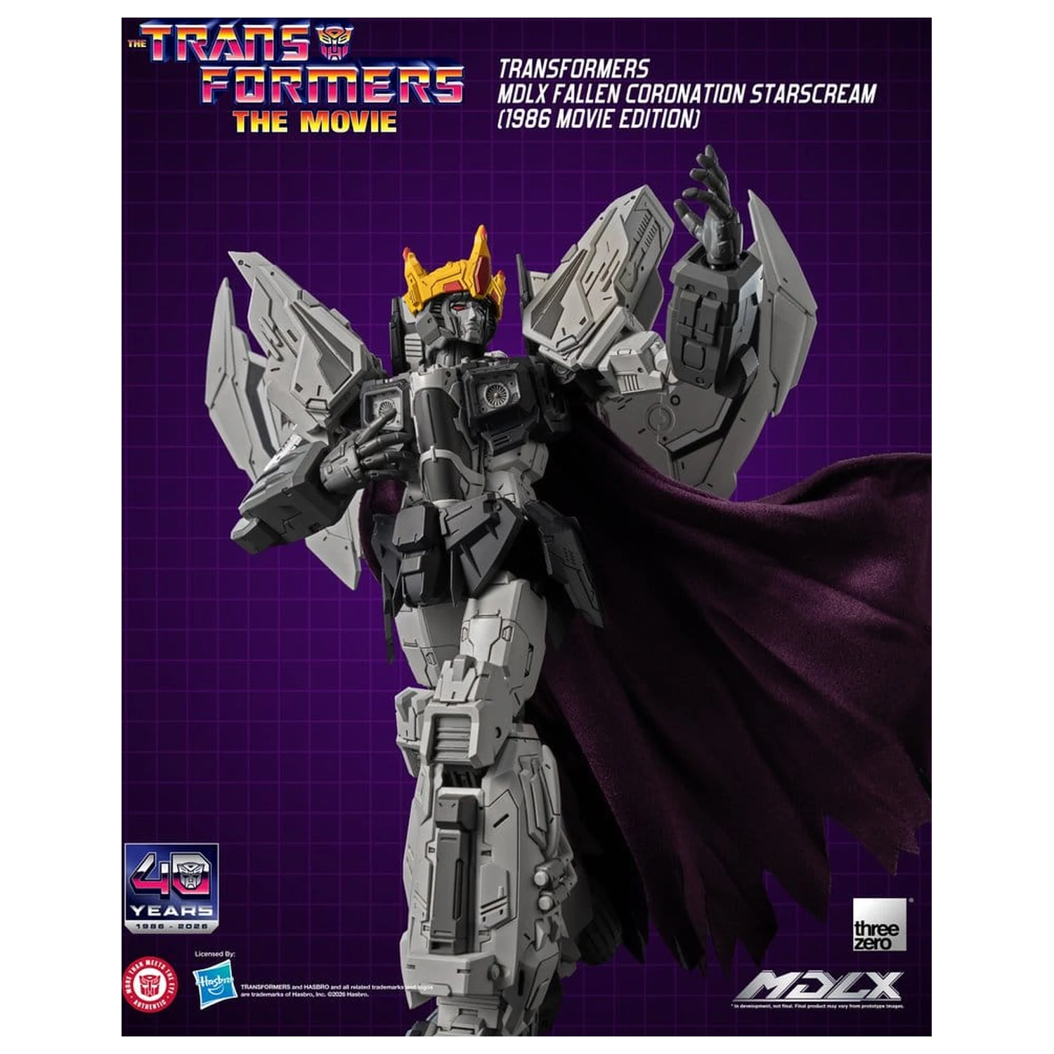 Transformers MDLX Akční figurka Fallen Coronation Starscream (1986 Movie Edition) 20 cm fotografii produktu