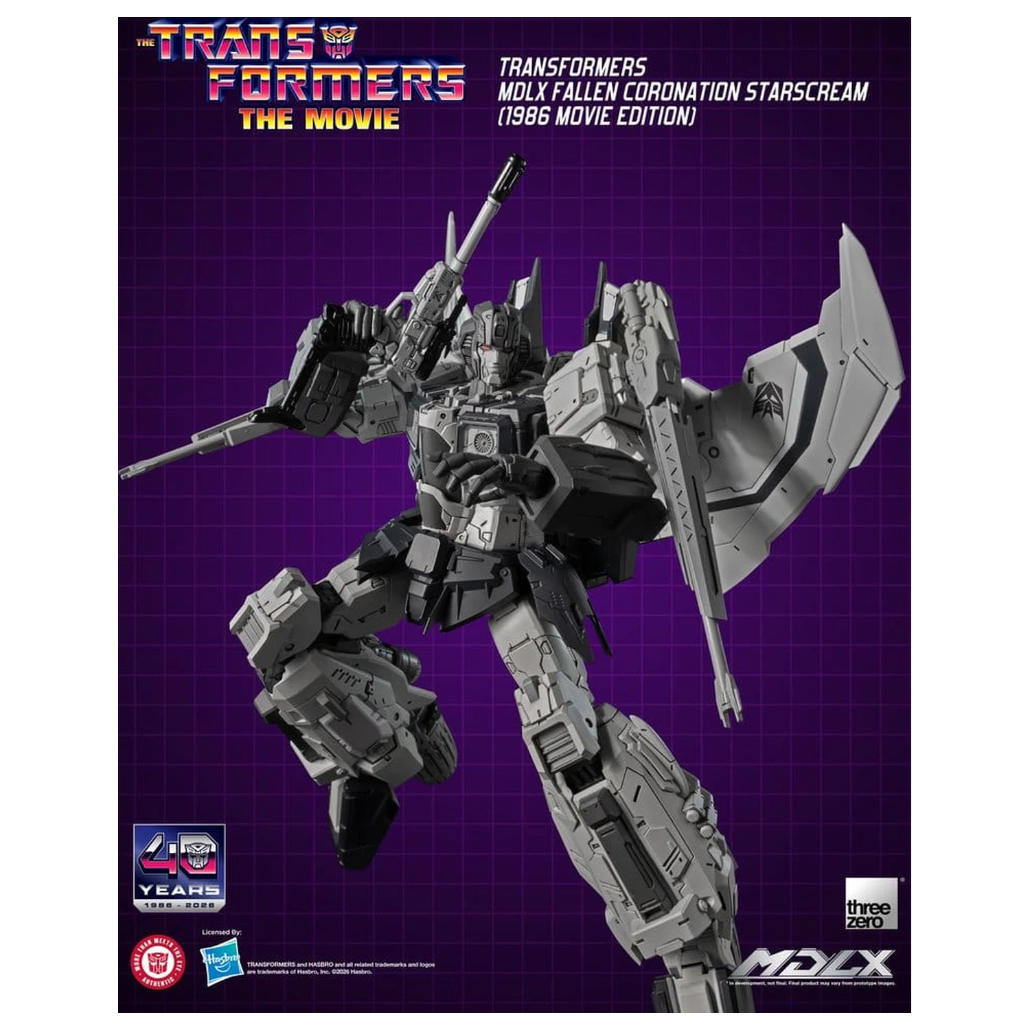 Transformers MDLX Akční figurka Fallen Coronation Starscream (1986 Movie Edition) 20 cm fotografii produktu
