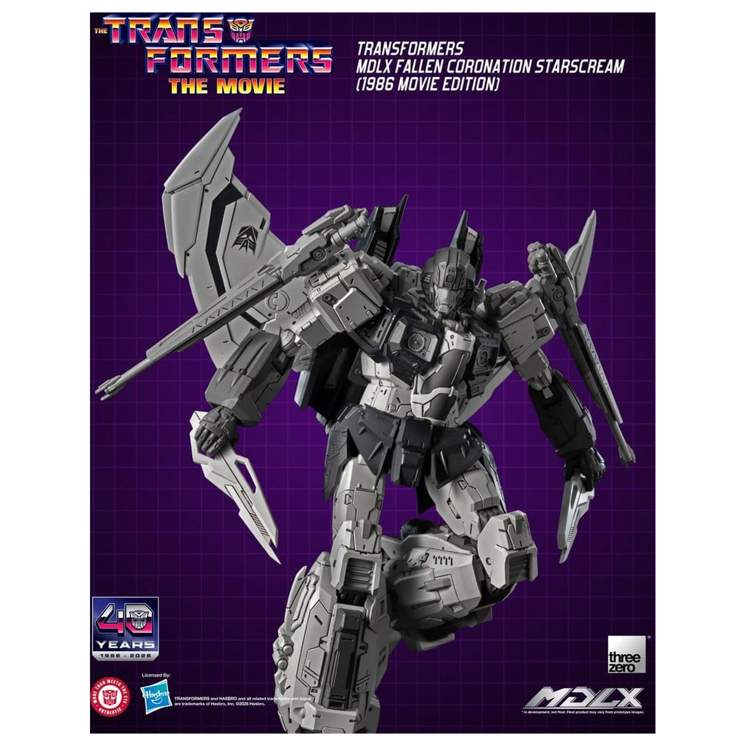 Transformers MDLX Akční figurka Fallen Coronation Starscream (1986 Movie Edition) 20 cm fotografii produktu