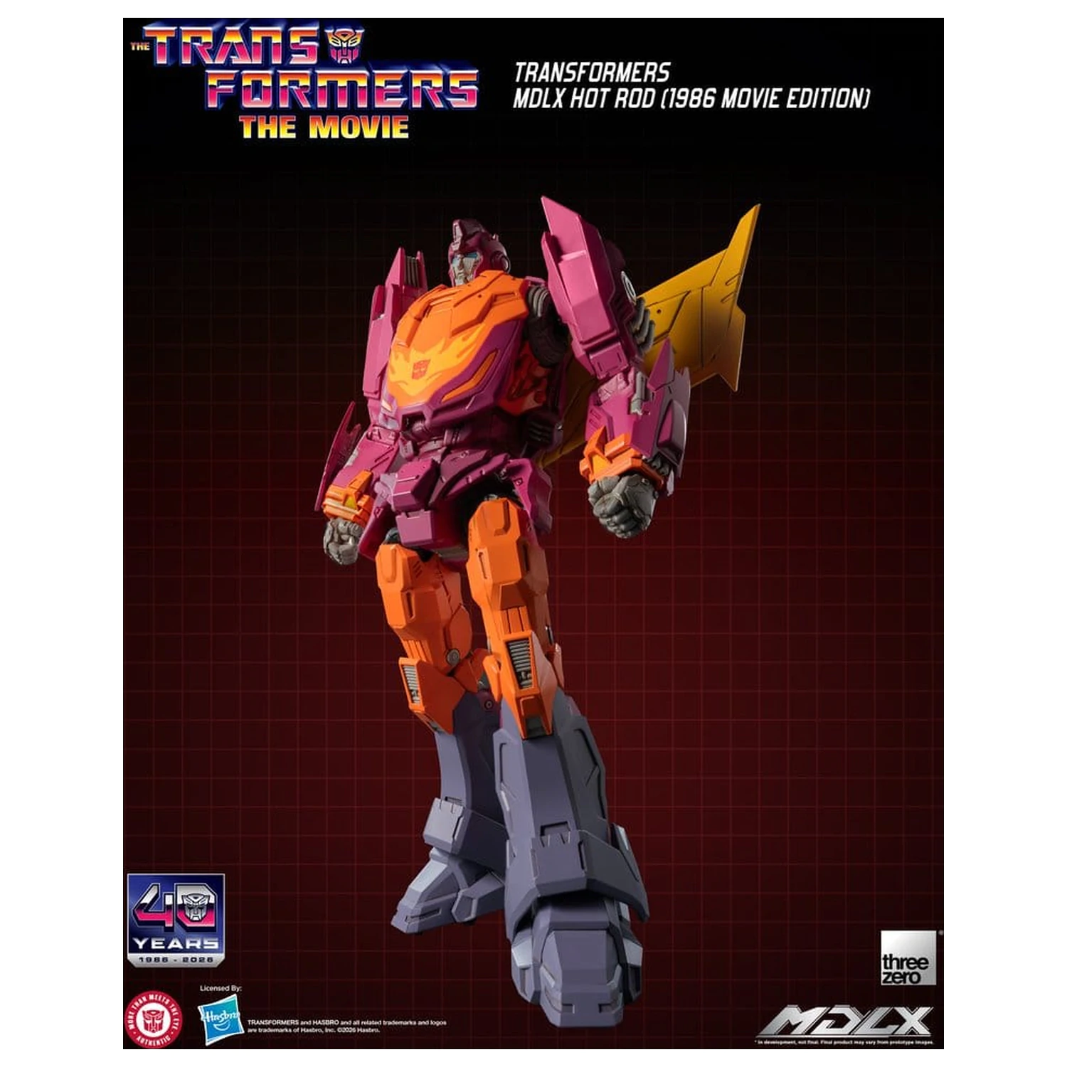 Transformers MDLX akční figurka Hot Rod (1986 Movie Edition) 18 cm fotografii produktu