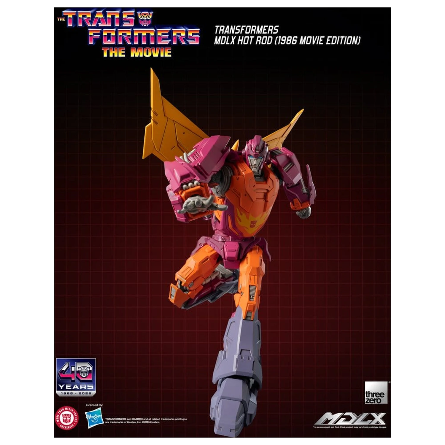 Transformers MDLX akční figurka Hot Rod (1986 Movie Edition) 18 cm fotografii produktu
