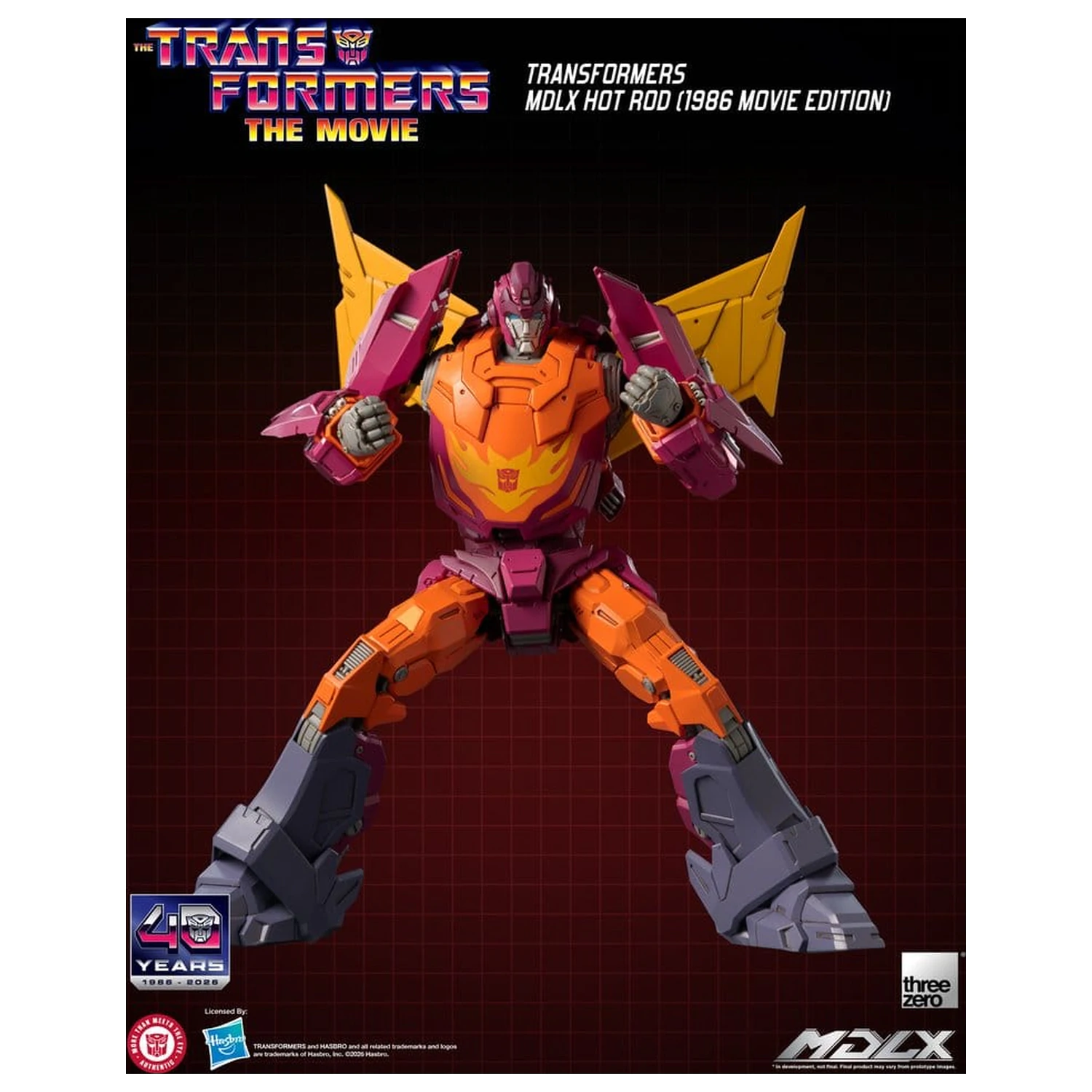 Transformers MDLX akční figurka Hot Rod (1986 Movie Edition) 18 cm fotografii produktu