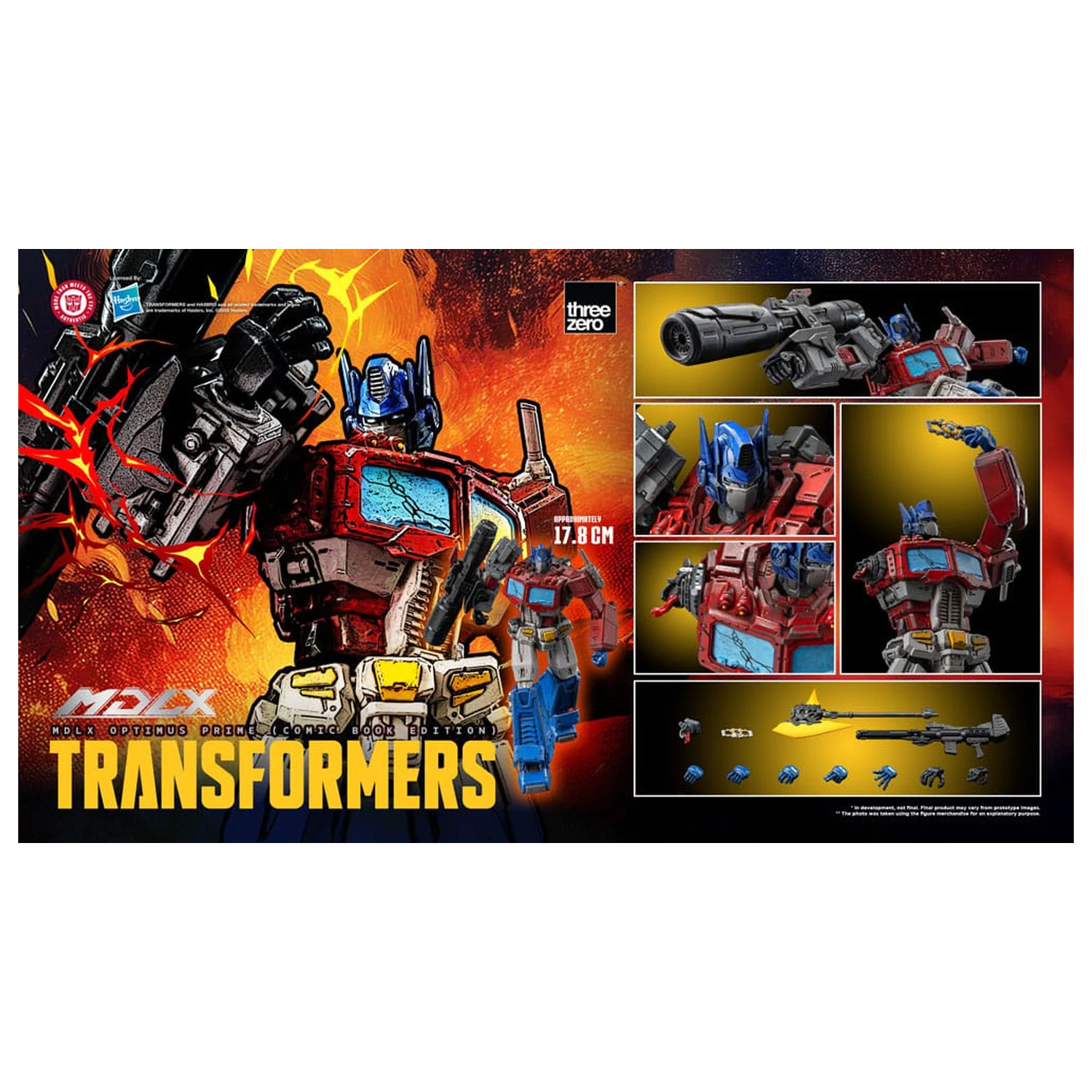Transformers MDLX Akční figurka Optimus Prime (Komiksová edice) 18 cm fotografii produktu