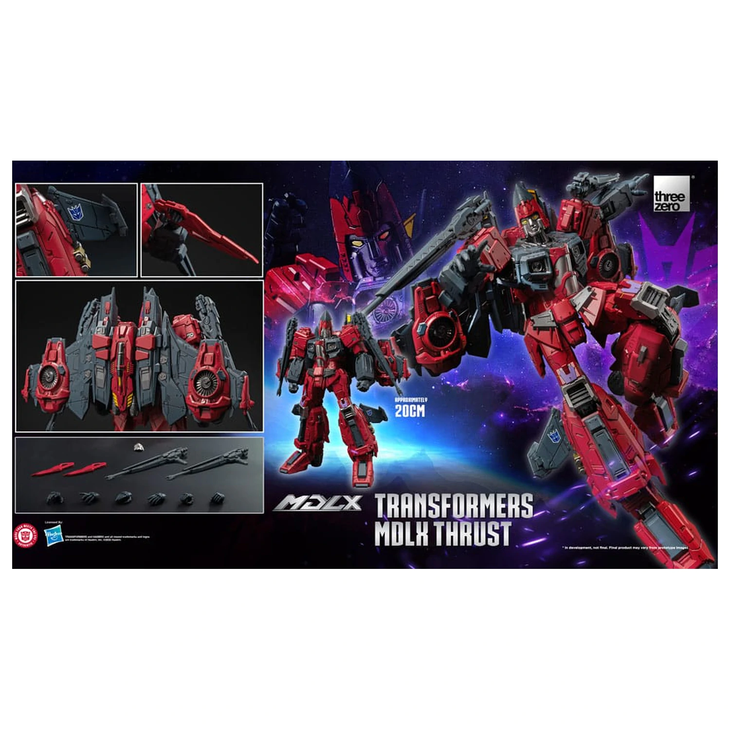Transformers MDLX akční figurka Thrust 20 cm fotografii produktu