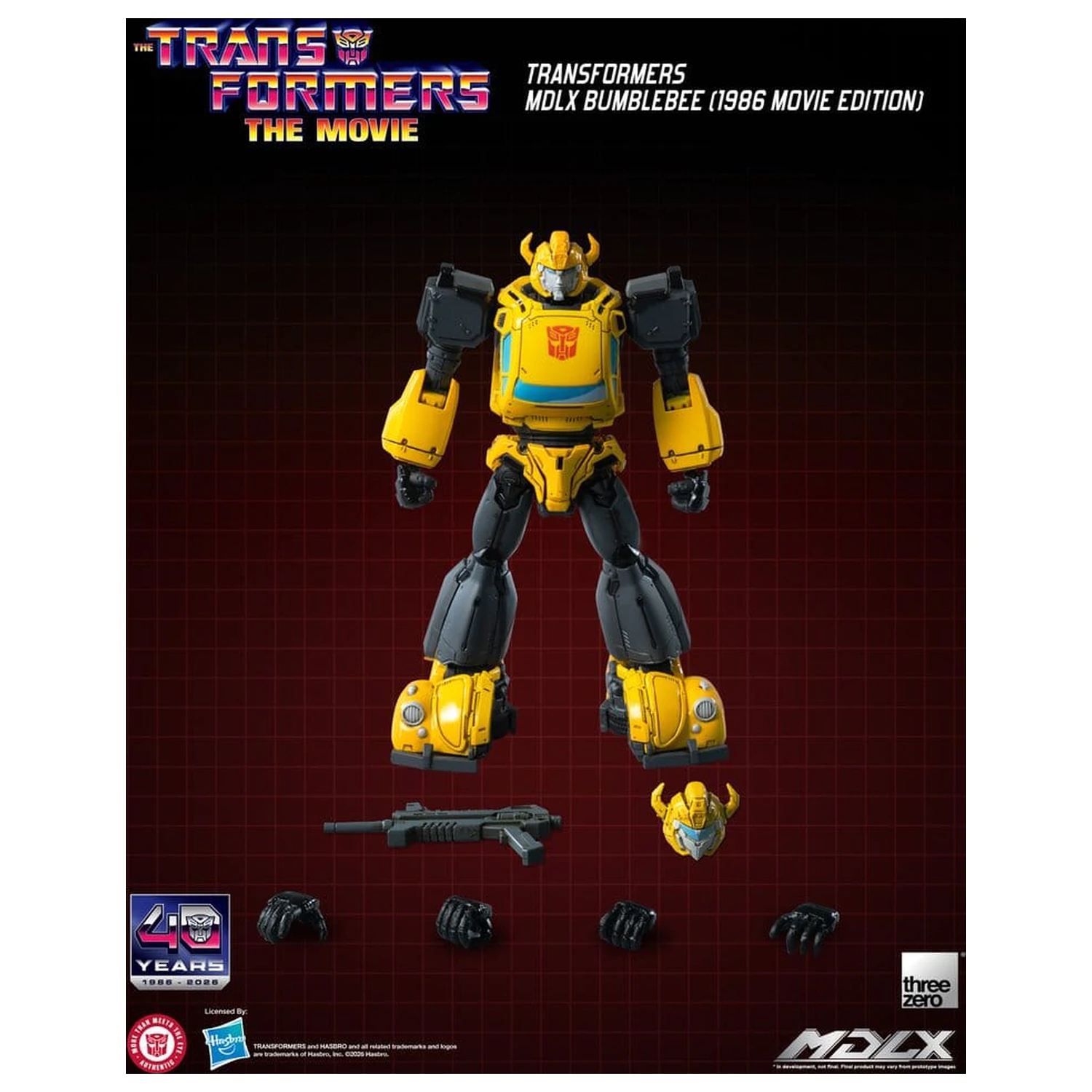 Transformers MDLX akční figurka Bumblebee (1986 Movie Edition) 12 cm fotografii produktu