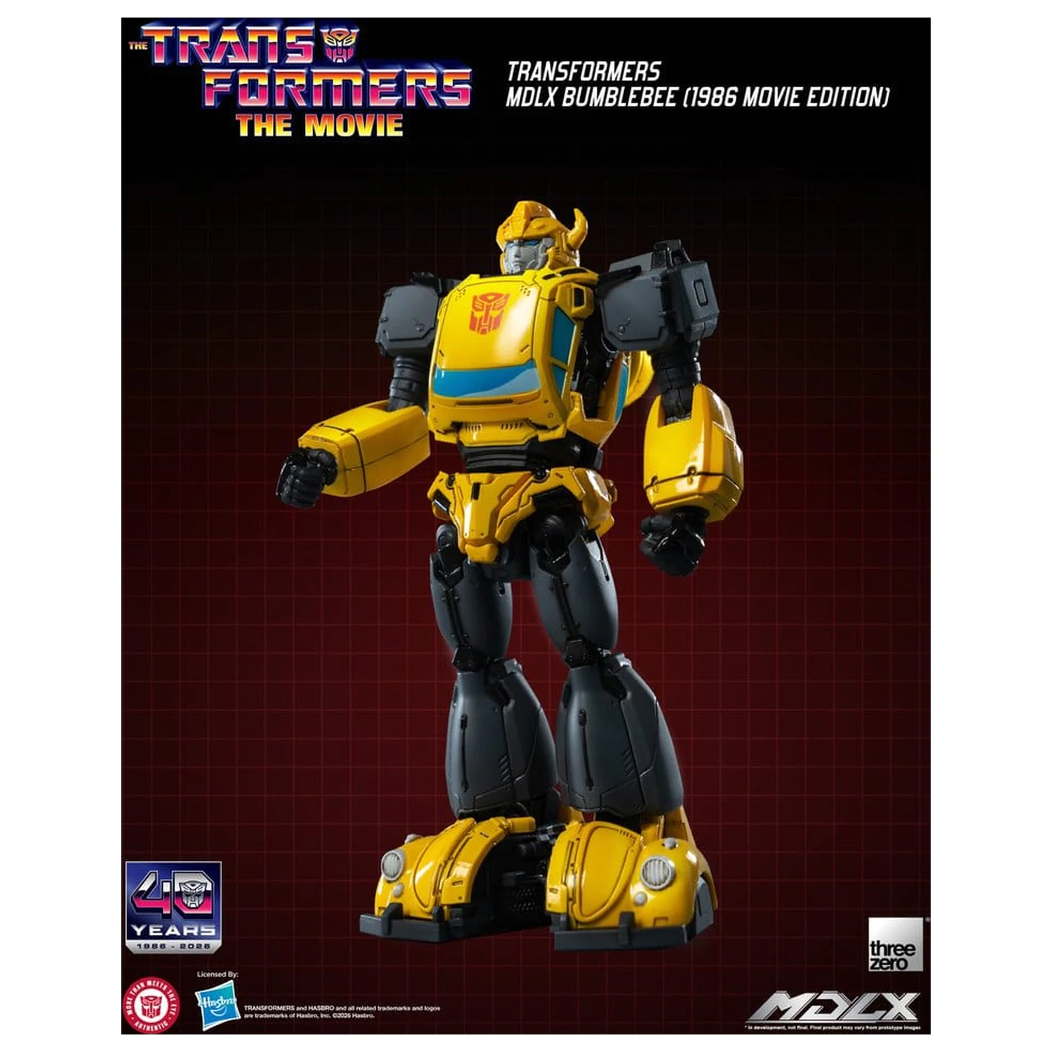 Transformers MDLX akční figurka Bumblebee (1986 Movie Edition) 12 cm fotografii produktu