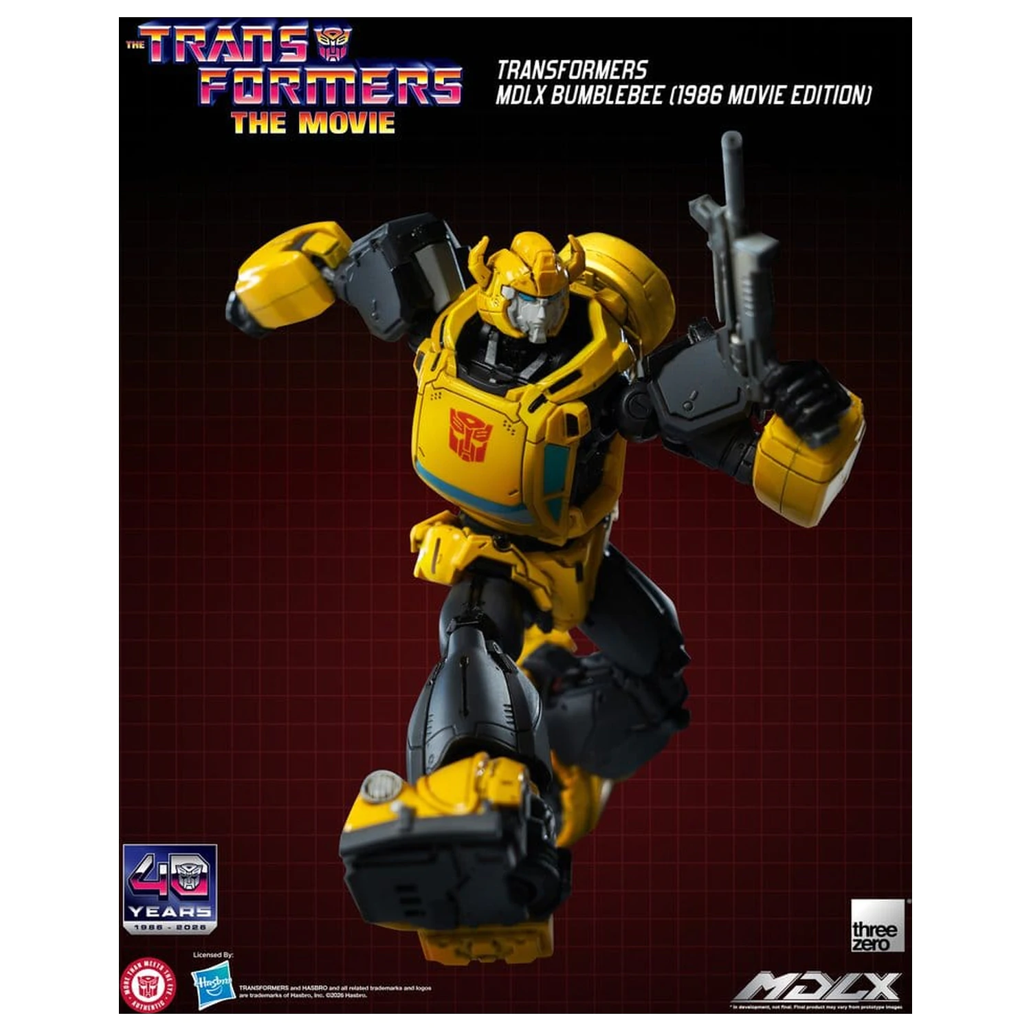 Transformers MDLX akční figurka Bumblebee (1986 Movie Edition) 12 cm fotografii produktu