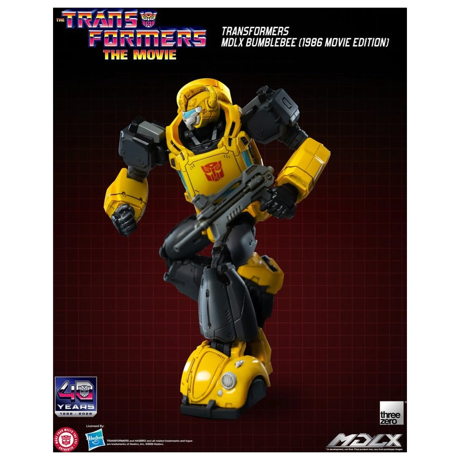 Transformers MDLX akční figurka Bumblebee (1986 Movie Edition) 12 cm fotografii produktu