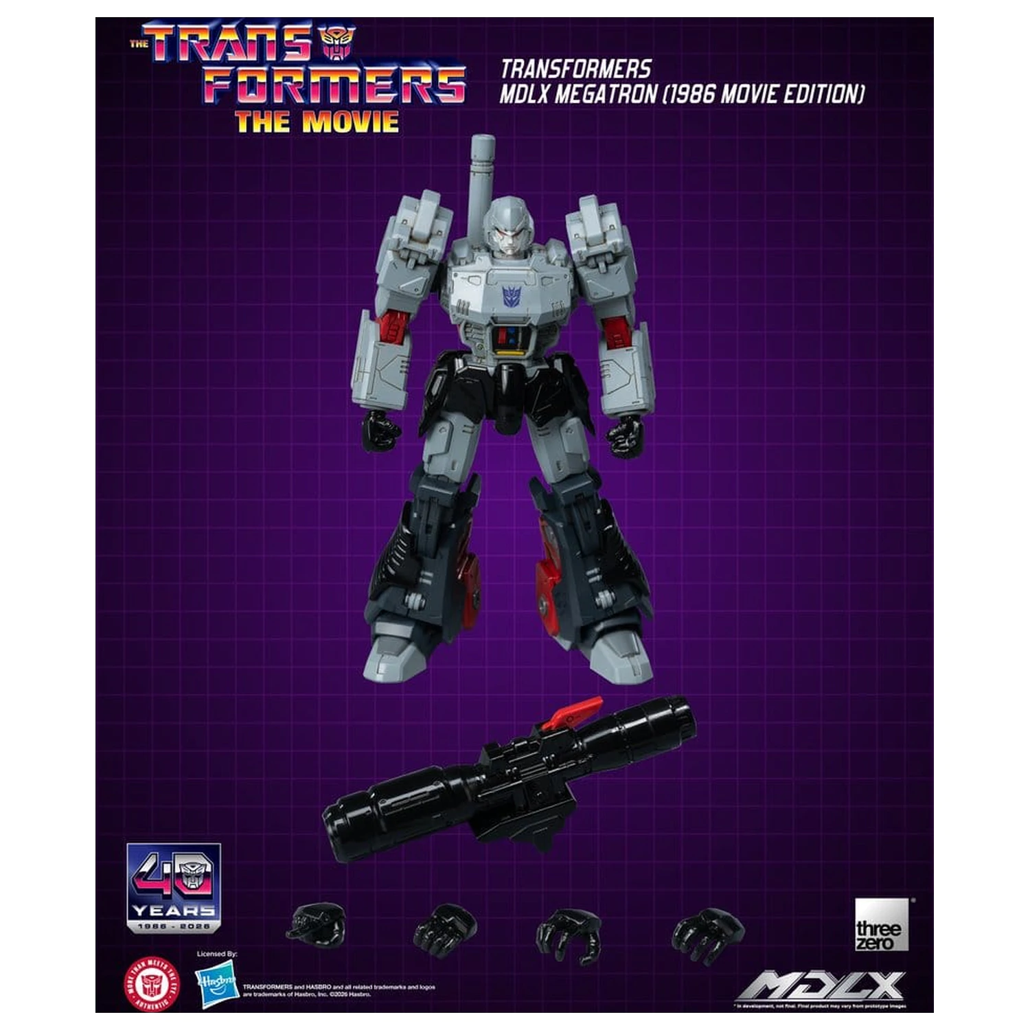 Transformers MDLX akční figurka Megatron (1986 Movie Edition) 18 cm fotografii produktu