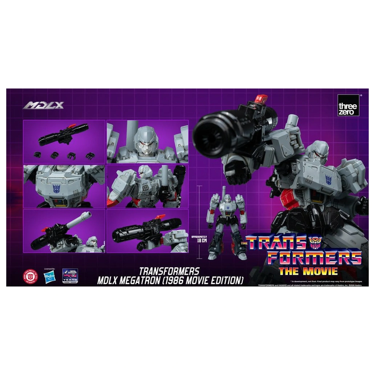 Transformers MDLX akční figurka Megatron (1986 Movie Edition) 18 cm fotografii produktu