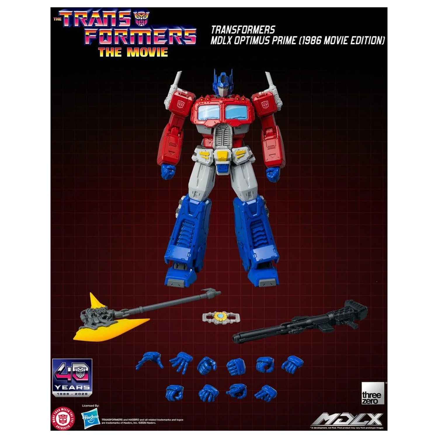Transformers MDLX Akční figurka Optimus Prime (1986 Movie Edition) 18 cm fotografii produktu