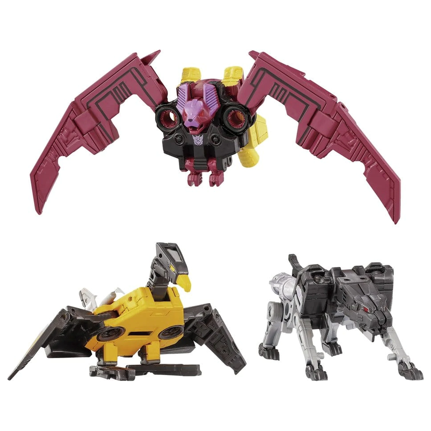 Transformers MPG akční figurka balení 3 ks MPG-22 Jaguar & Buzzsaw & Ratbat fotografii produktu