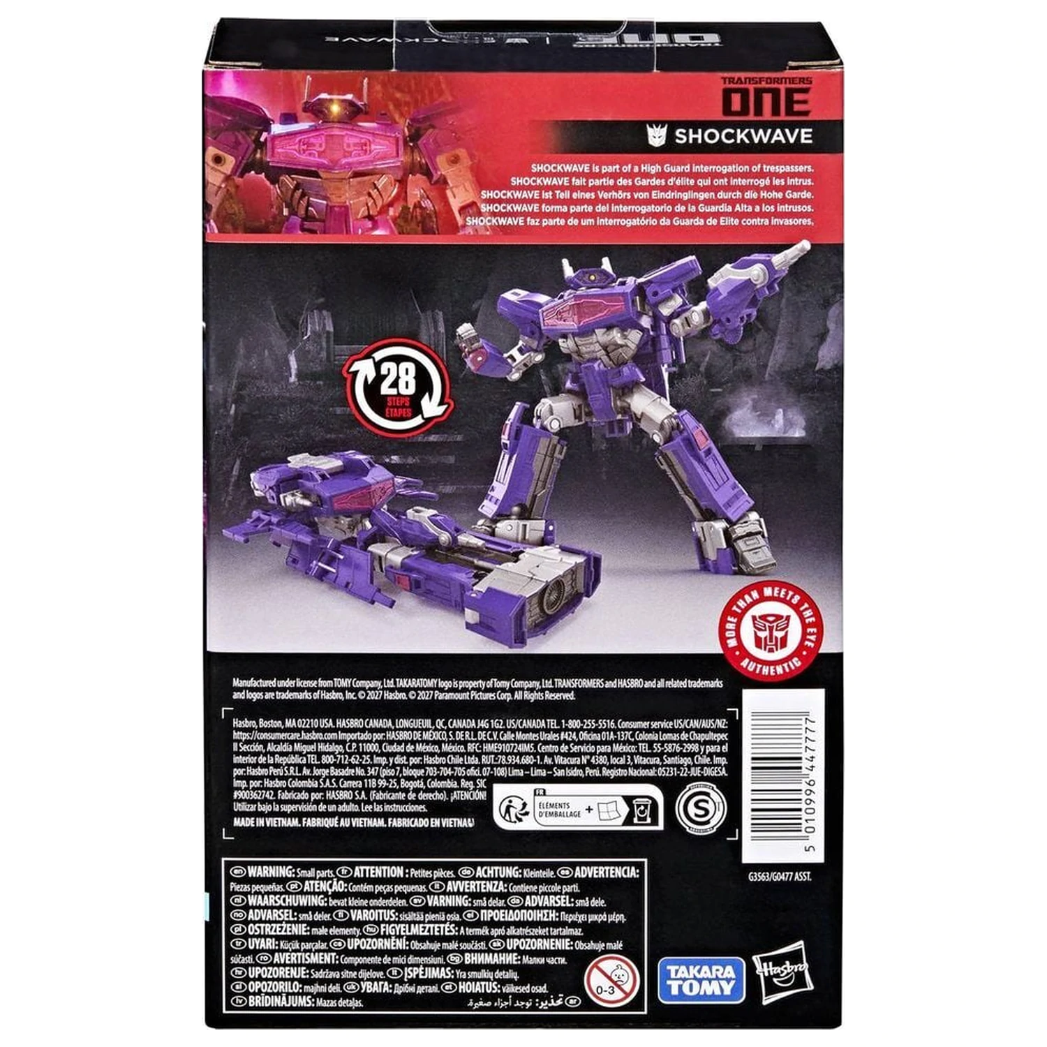Figurka Transformers One Shockwave 13,3 cm fotografii produktu