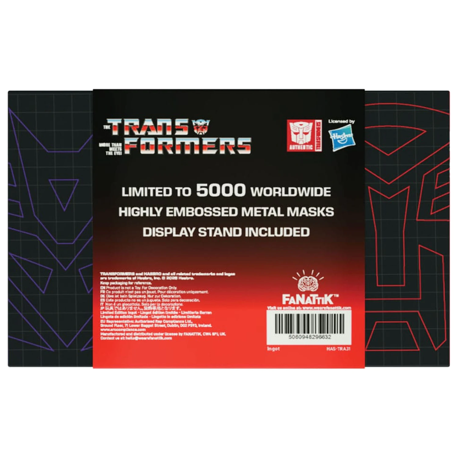 Transformers Sada replik 2 přileb Optimus Prime & Megatron Limitovaná edice fotografii produktu