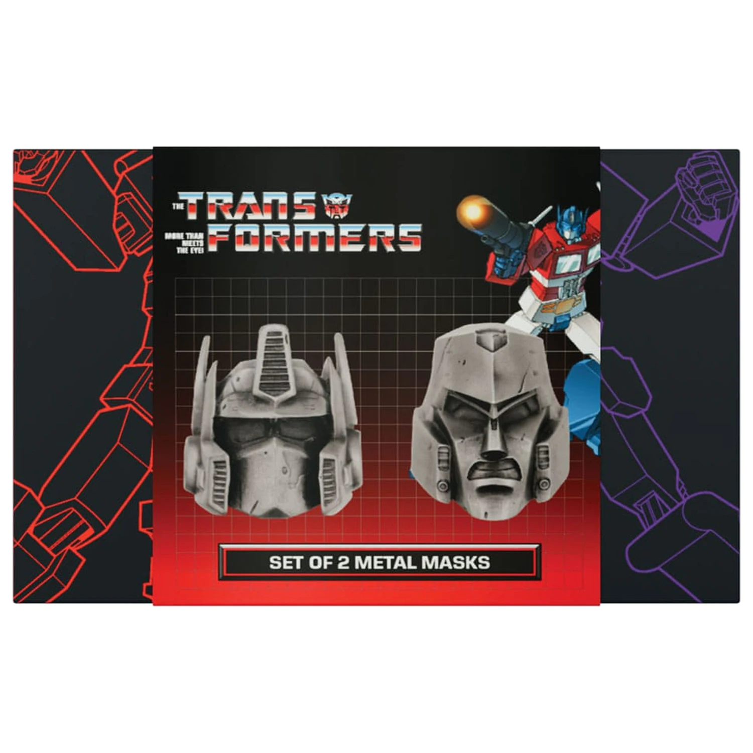 Transformers Sada replik 2 přileb Optimus Prime & Megatron Limitovaná edice fotografii produktu