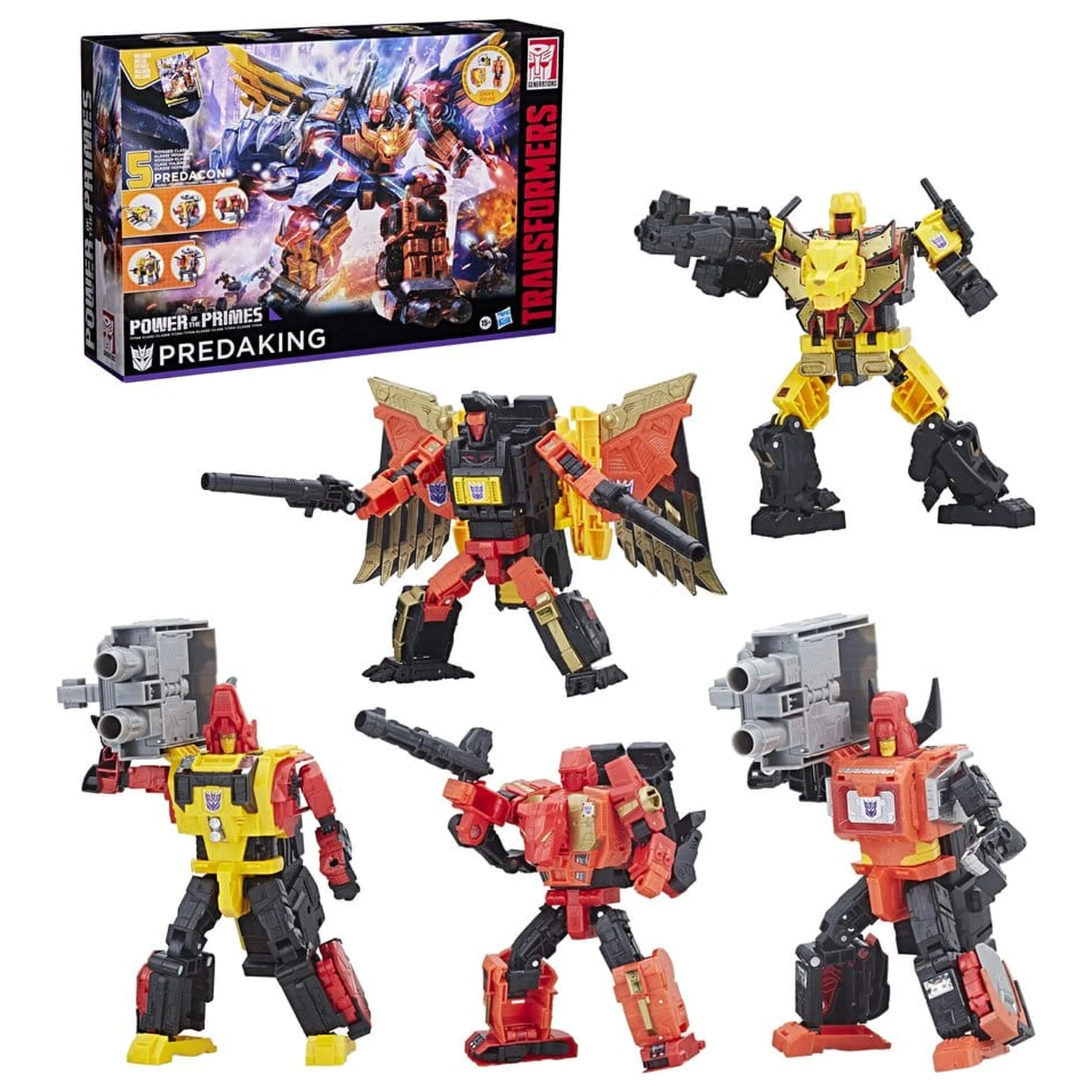 Transformers Power of the Primes Combiner Akční figurka Predaking 45 cm fotografii produktu