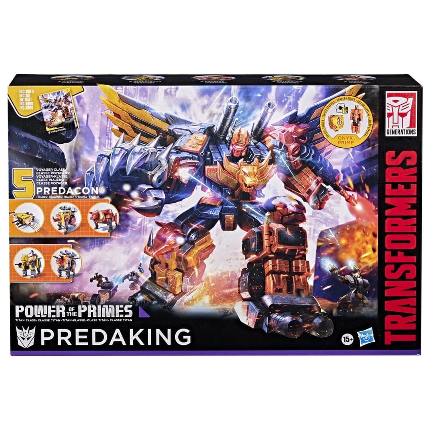 Transformers Power of the Primes Combiner Akční figurka Predaking 45 cm fotografii produktu
