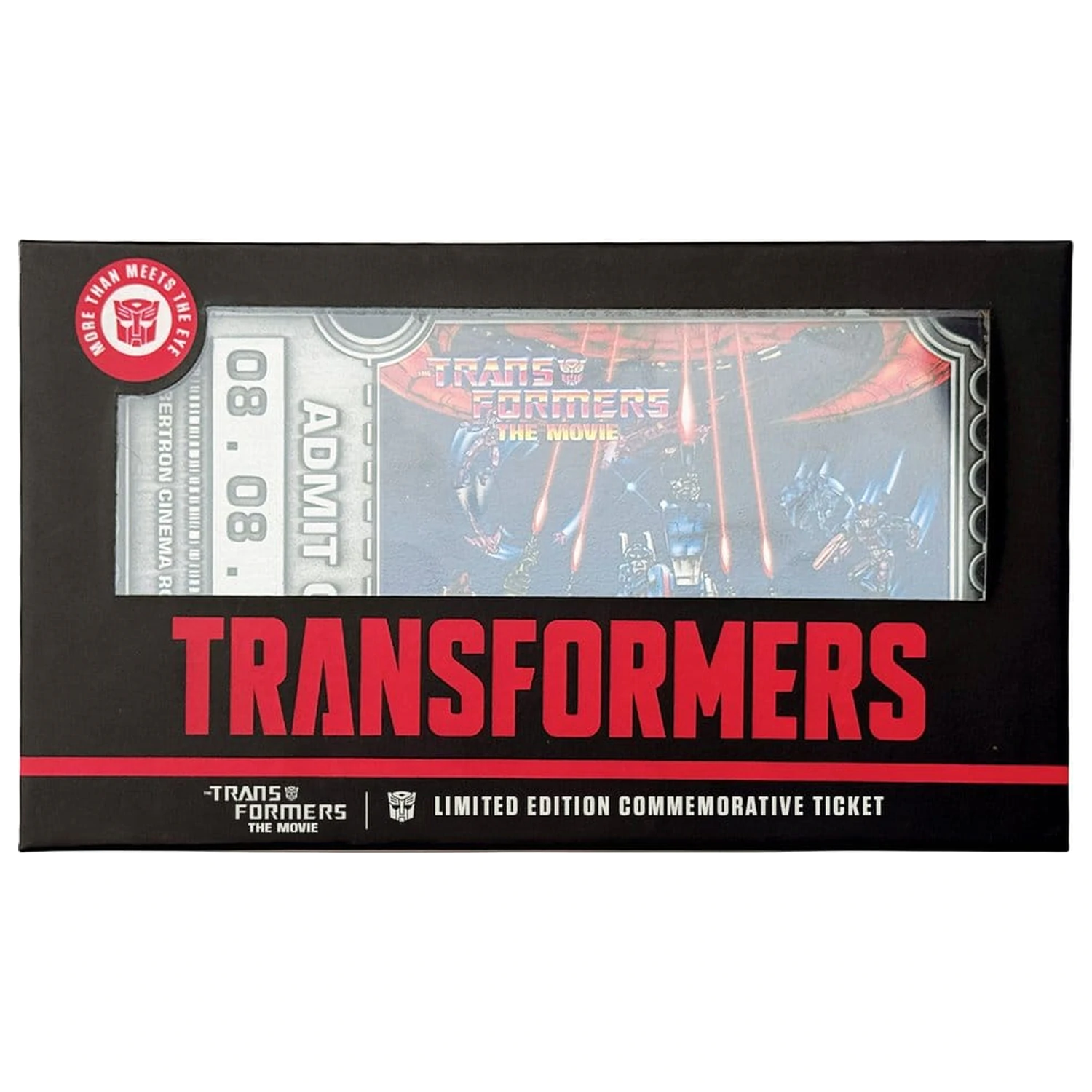 Transformers replika vstupenky na film k 40. výročí limitovaná edice 9 x 16 cm fotografii produktu