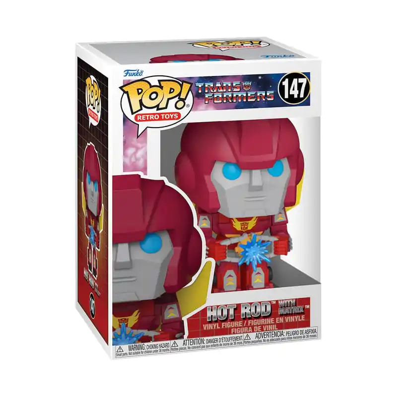 Transformers Retro Series Funko POP! TV Vinylová figurka Hot Rod w/Matrix 9 cm fotografii produktu