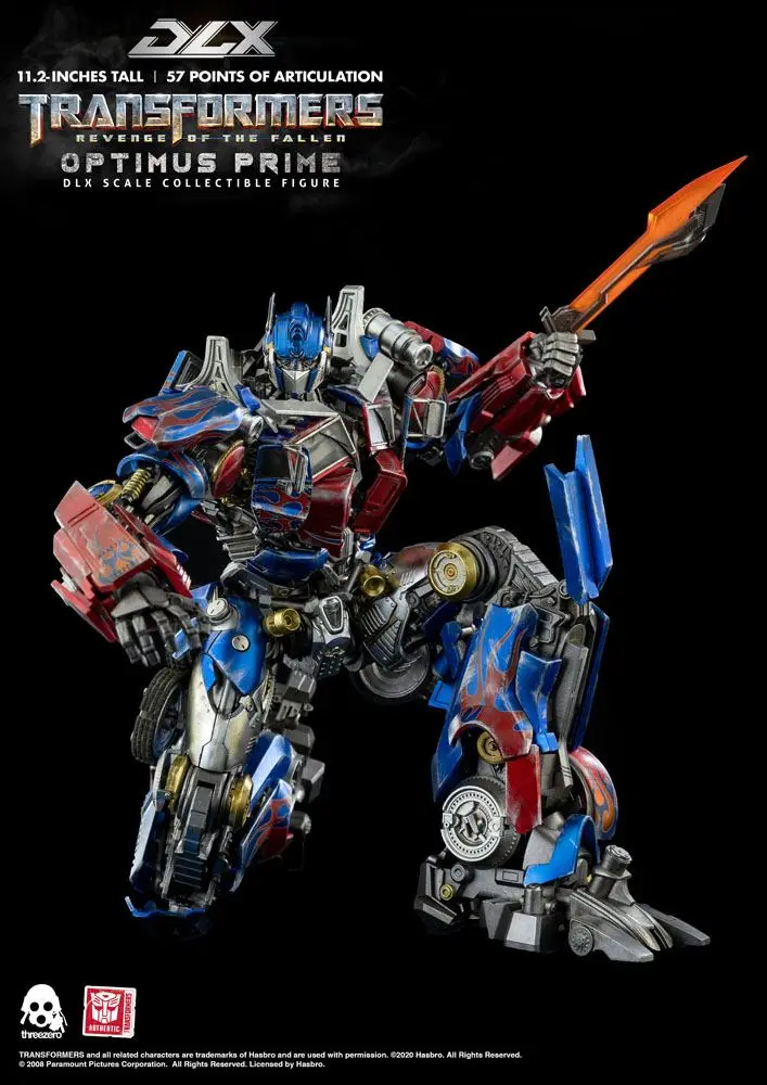 Transformers: Revenge of the Fallen DLX akční figurka 1/6 Optimus Prime 28 cm fotografii produktu