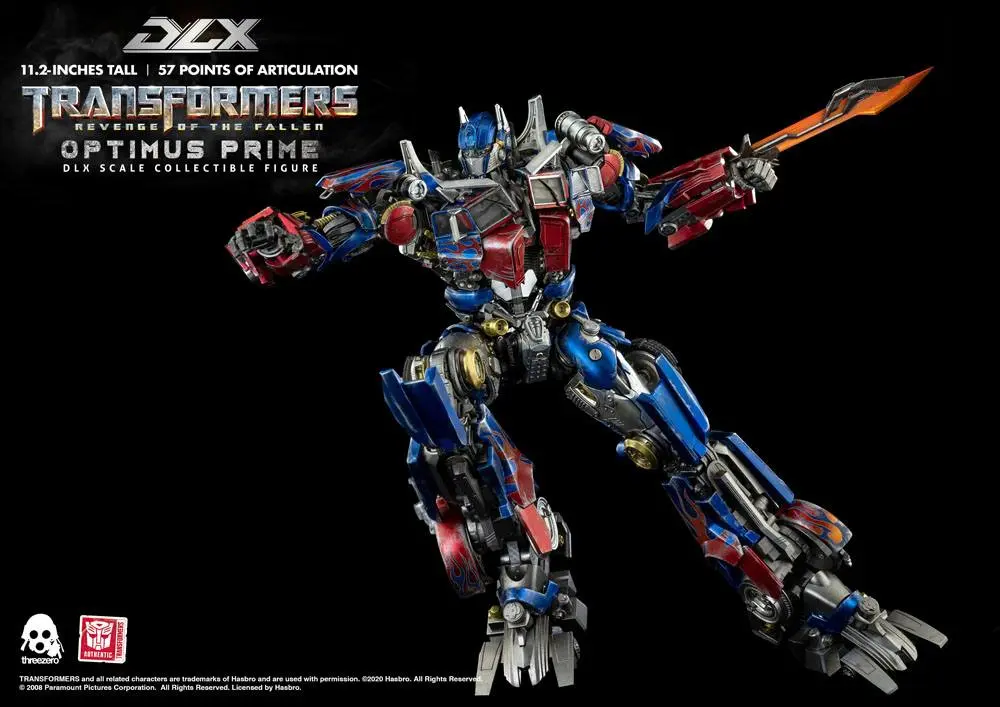 Transformers: Revenge of the Fallen DLX akční figurka 1/6 Optimus Prime 28 cm fotografii produktu