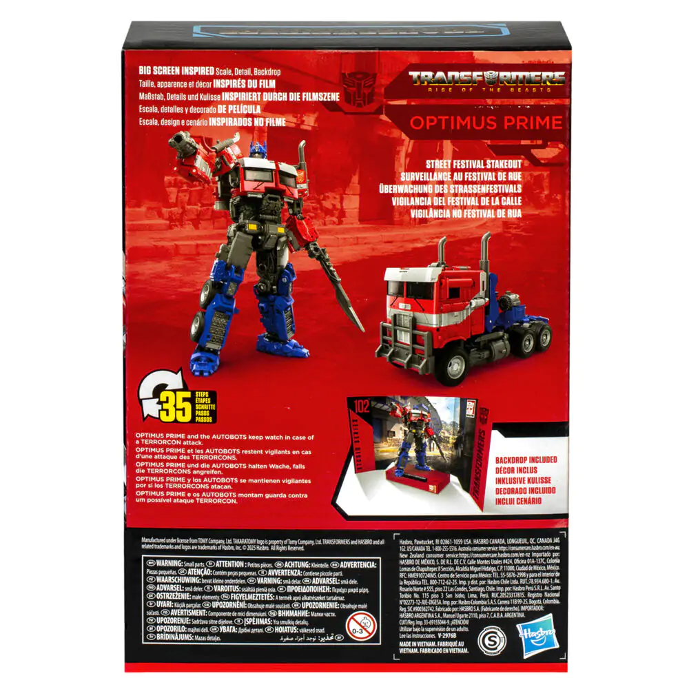 Transformers Rise of the Beast Studio Series figurka Optimus Prime 16,5 cm fotografii produktu