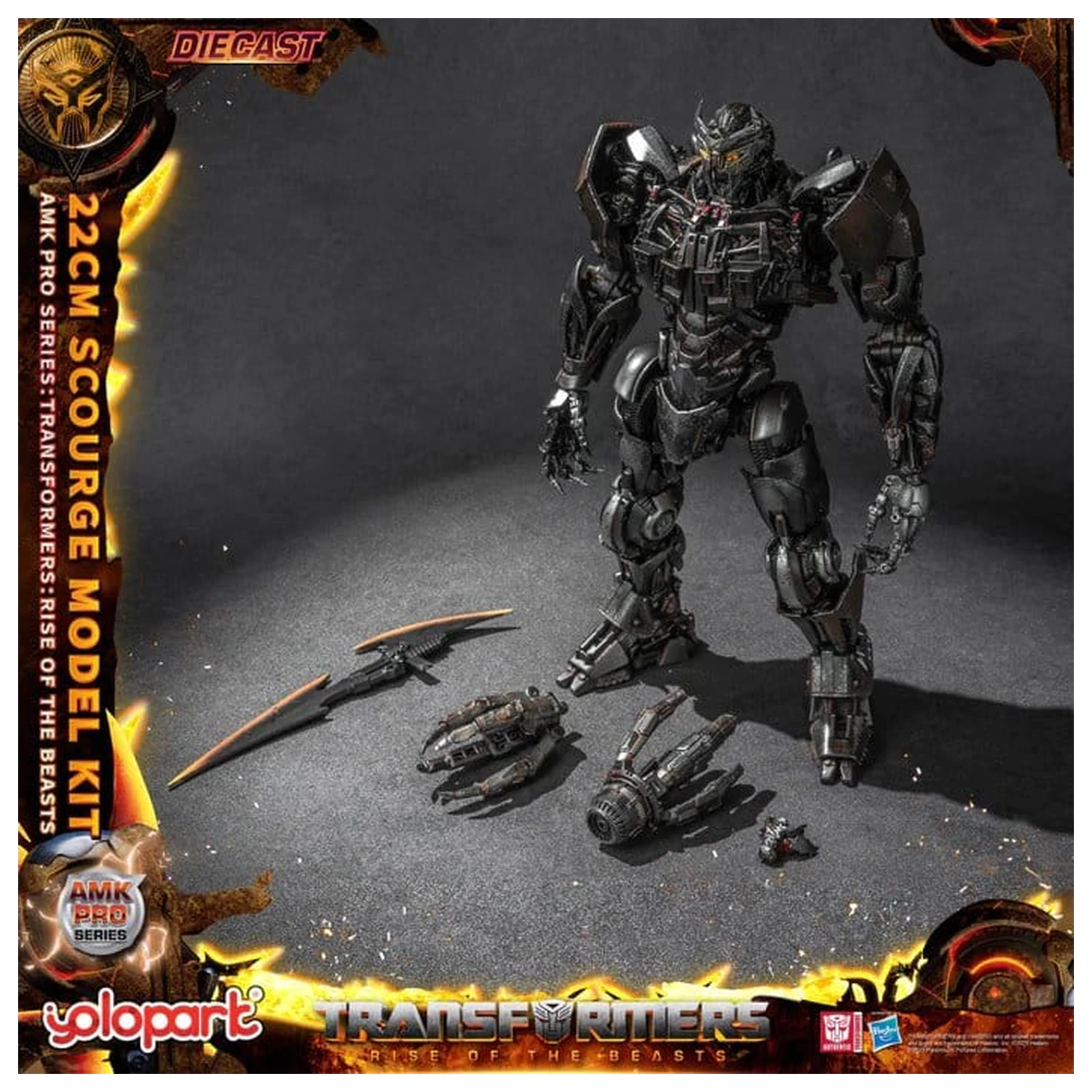 Transformers: Rise of the Beasts AMK Pro Series Model Kit Scourge (Oversea Version) 22 cm fotografii produktu
