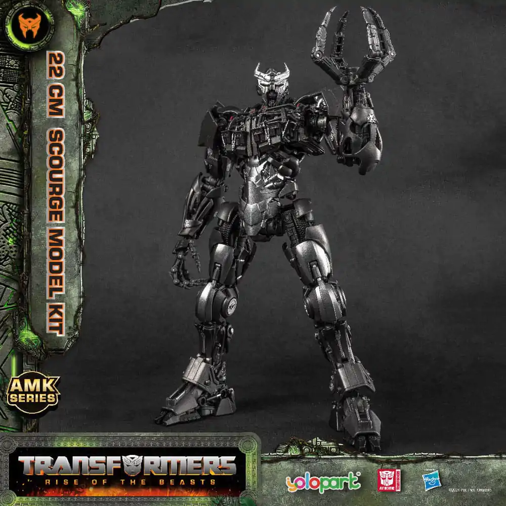 Transformers: Rise of the Beasts AMK Series Plastiková modelová stavebnice Scourge 22 cm fotografii produktu