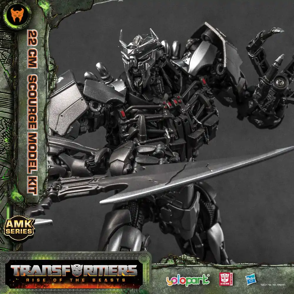 Transformers: Rise of the Beasts AMK Series Plastiková modelová stavebnice Scourge 22 cm fotografii produktu