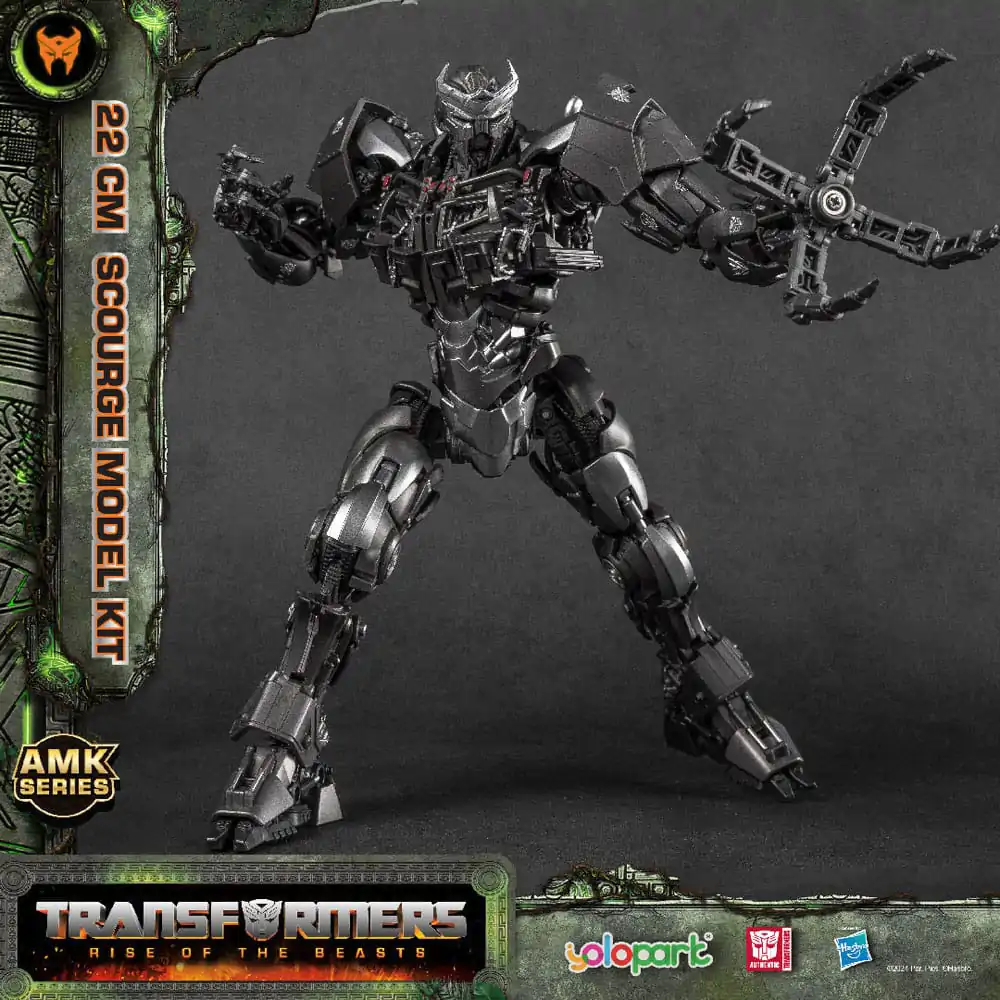 Transformers: Rise of the Beasts AMK Series Plastiková modelová stavebnice Scourge 22 cm fotografii produktu