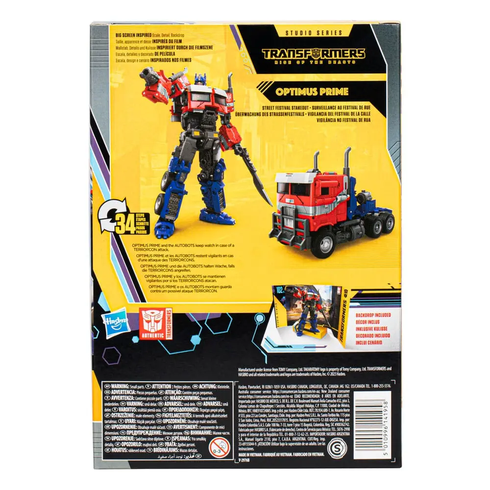 Transformers: Rise of the Beasts Buzzworthy Bumblebee Studio Series Akční figurka 102BB Optimus Prime 16 cm fotografii produktu