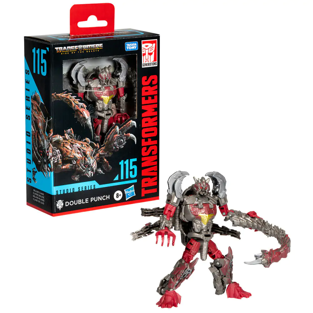 Transformers Rise of the Beats Studio Series Double Punch figurka 11 cm fotografii produktu