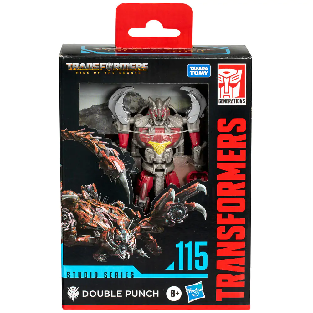 Transformers Rise of the Beats Studio Series Double Punch figurka 11 cm fotografii produktu